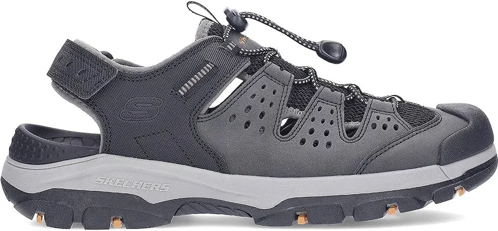 Мужские сандалии Skechers Tresmen Menard, Black Synthetic Mesh — фото 2