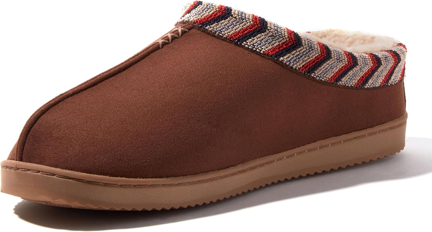 

Мужские сабо Dearfoams Warner с памятью формы для использования в помещении и на улице, Potting Soil