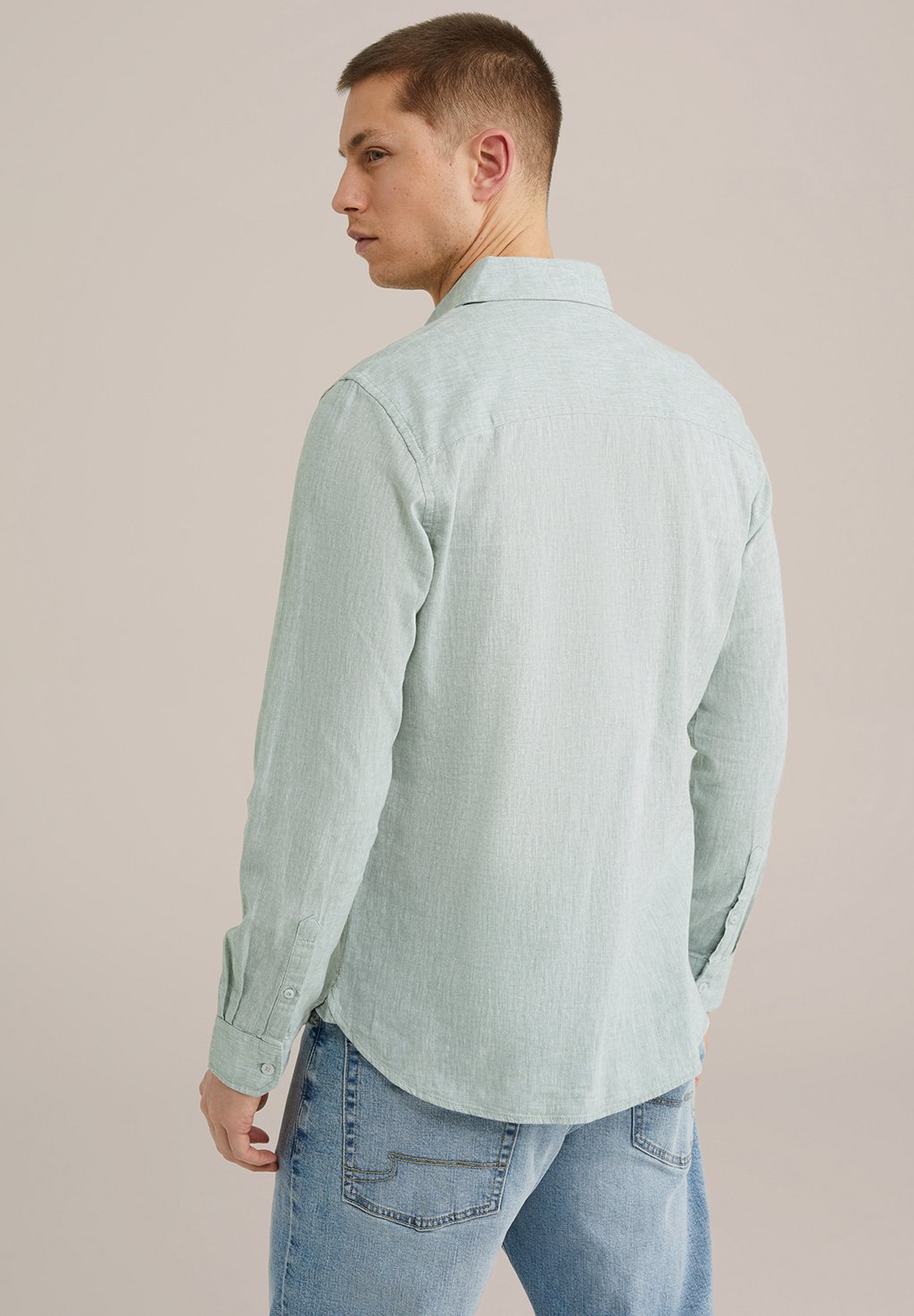 

Рубашка THE LINEN WE Fashion, зеленый