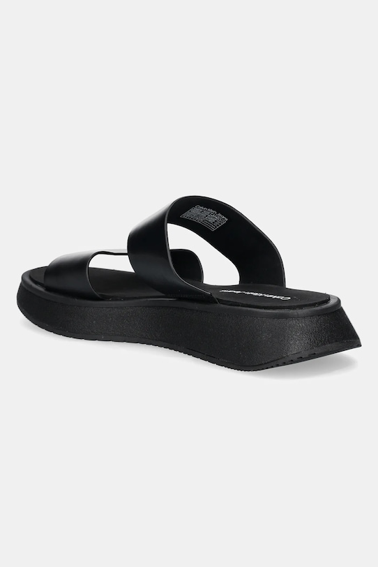 Шлепанцы Sandal Slide с двойными ремешками Calvin Klein Jeans, черный — фото 3
