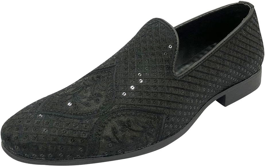 

Мужские туфли-лоферы в пенджабском стиле, с вышивкой, без шнурков, для вечеринок, моджари, свадебные туфли Step N Style, черный
