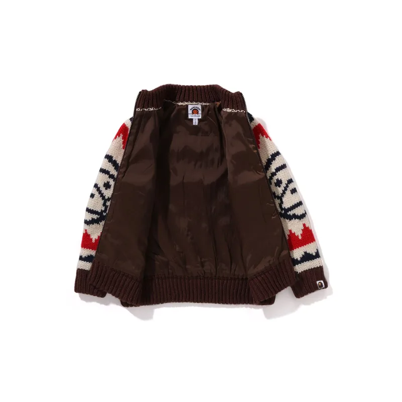 Детский свитер с круглым вырезом A BATHING APE, синий blx — фото 4