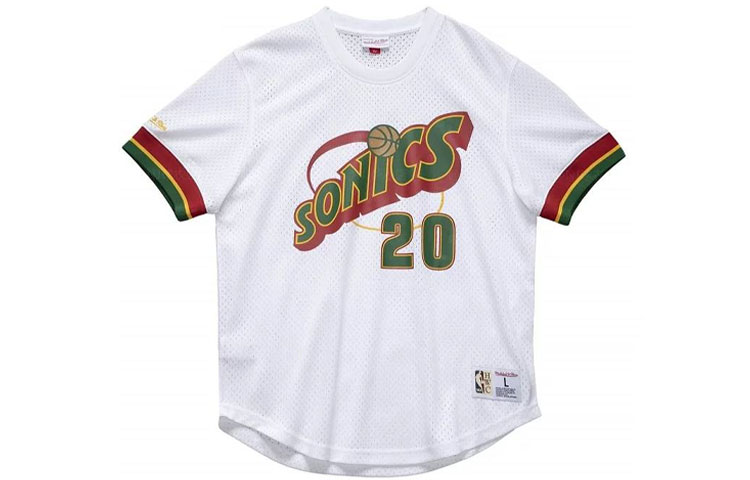 

Футболка мужская белая Mitchell Ness