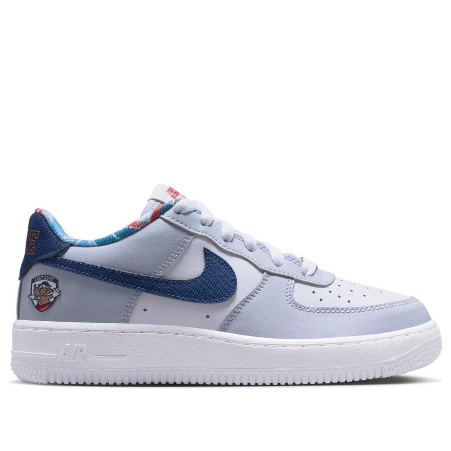 Кроссовки (GS) Nike Air Force 1 LV8 'Just Do It', белый — фото 2