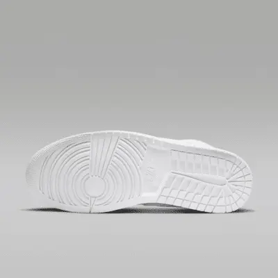 Кроссовки Jordan Air 1 Mid Shoes, цвет White/White/White — фото 2