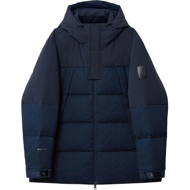 

NAUTICA Мужская пуховая куртка деним синий, Denim Blue