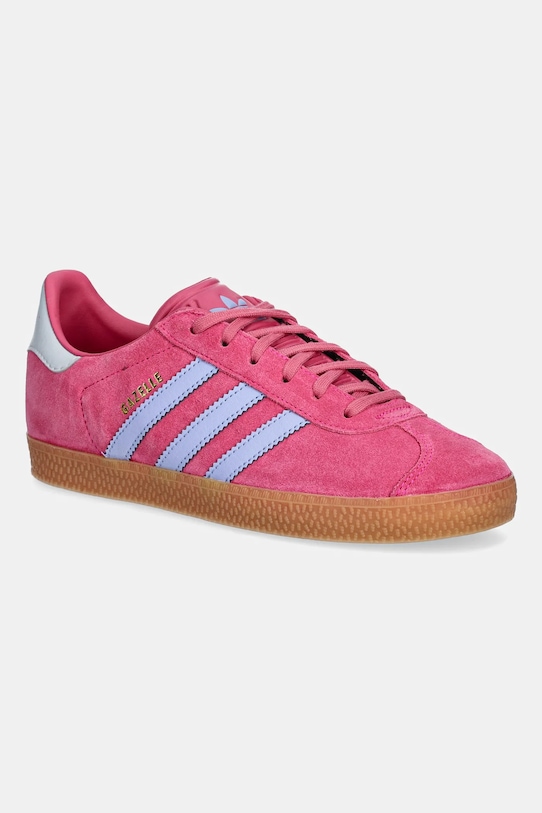 

Кожаные детские кроссовки Gazelle Adidas Originals, розовый