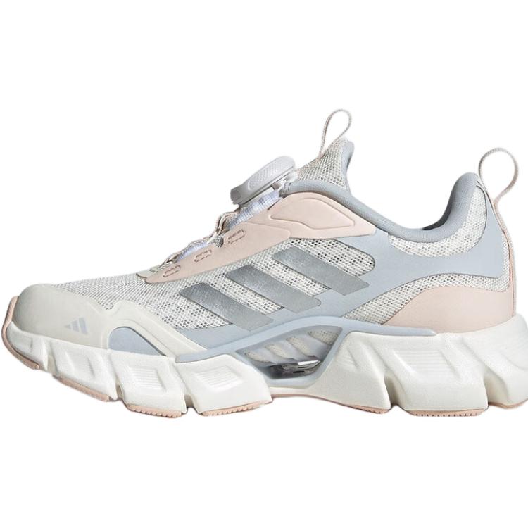 

Кроссовки для бега Climacool Ventania с противоскользящим покрытием и износостойкостью, низкие, детские Adidas, белый/розовый