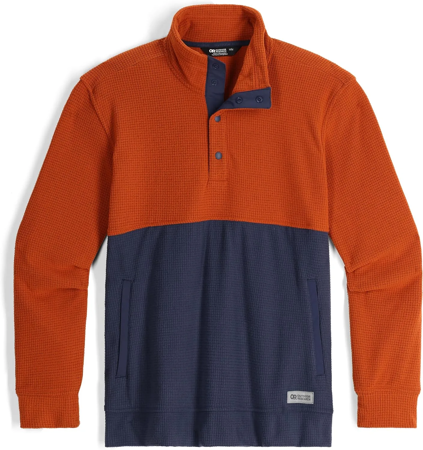 

Outdoor Research Men’s Trail Mix Snap Pullover — удобный свитер-мидслой