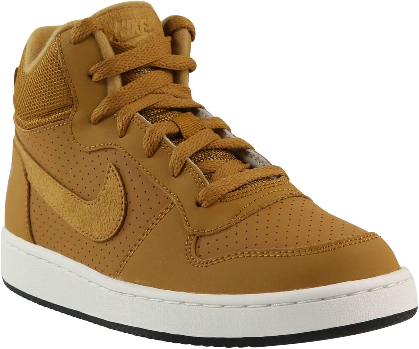 Мужские кроссовки Nike Court Borough Mid (Gs), белый/черный — фото 4