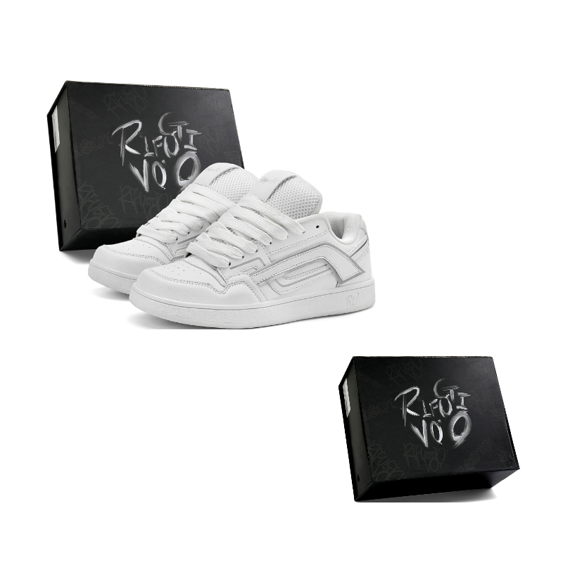 

Низкие кеды для скейтбординга унисекс RIFUGIO VO', vintage белый