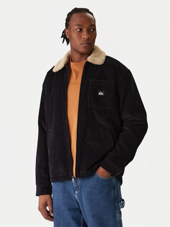 

Демисезонная куртка regular fit Dna Sherpa Harrington EQYJK04201 Quiksilver, черный
