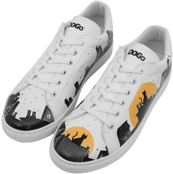 

Кроссовки DOGO Casual для мужчин- веганские кожаные и уникальные кроссовки для ходьбы для мужчин, Night Lovers