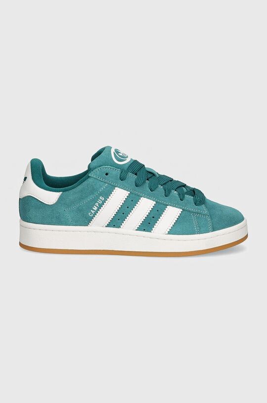 Замшевые кроссовки Campus 00s adidas Originals, зеленый — фото 2