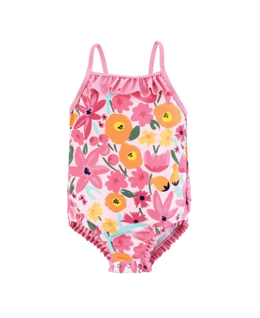 

Детский купальник, подсолнух Hudson Baby, Pink orange floral