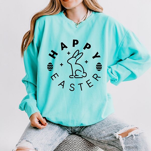 

Свитшот Happy easter eggs lightweight garment dyed Simply Sage Market, Chalky Mint, Зеленый, Свитшот Happy easter eggs lightweight garment dyed Simply Sage Market, Chalky Mint