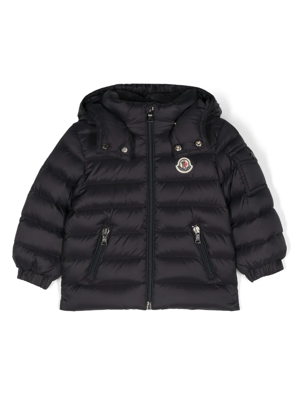 

Пуховик со съемным капюшоном Moncler Enfant, синий