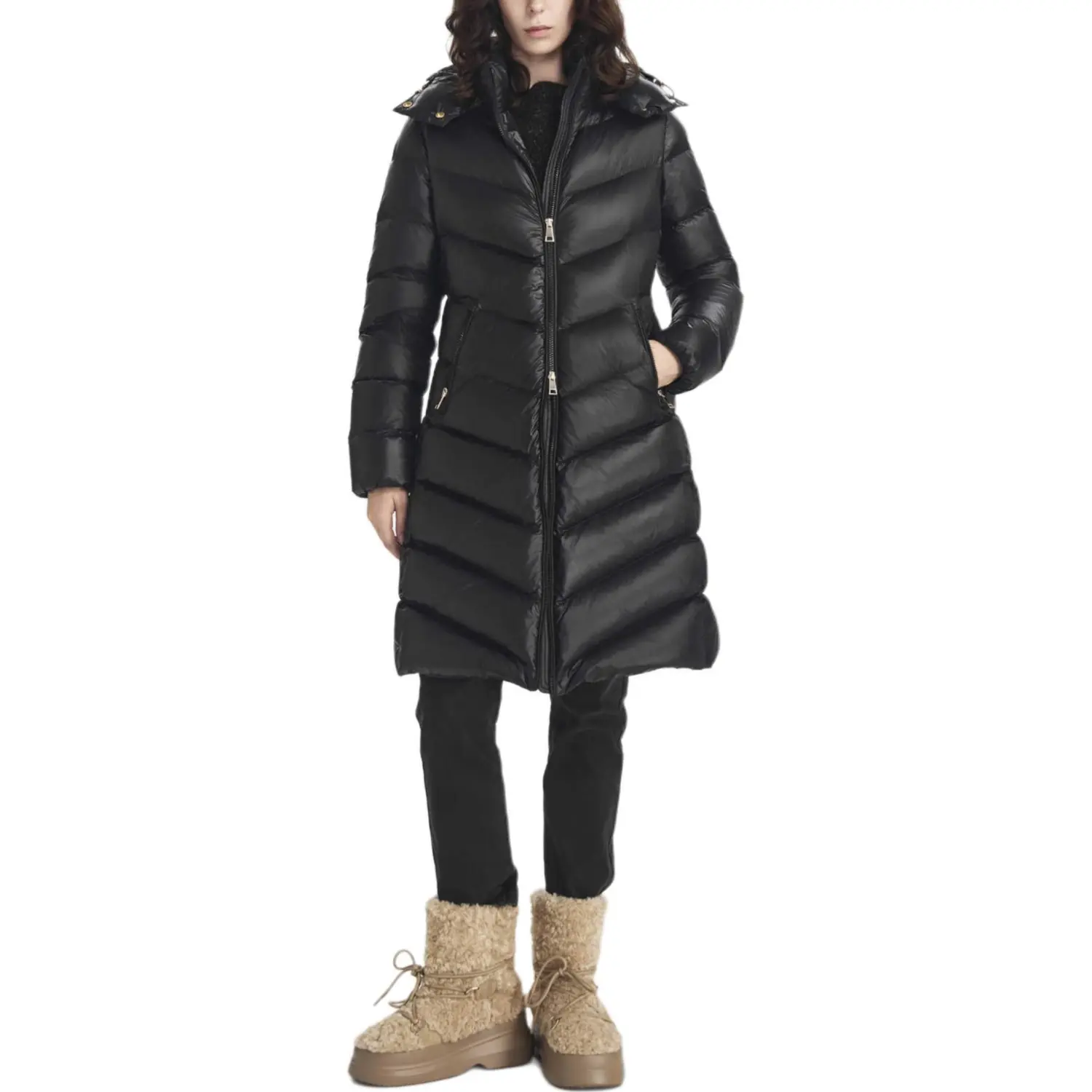 

Пуховик KARL LAGERFELD FW25 женский KARL LAGERFELD/Karl Lagerfeld Jeans, черный