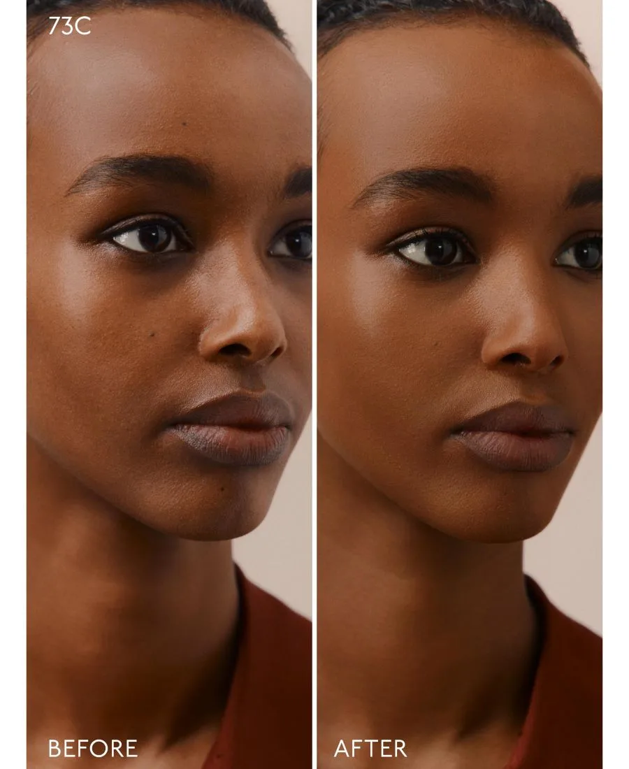 Тональная основа Plein Air, Luminous Matte Skincare Foundation, 1,11 унции HERMÈS, 67n caramel is a neutral deep бежевый — фото 4