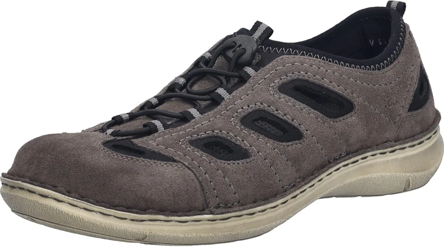 Мужские низкие кроссовки Josef Seibel New Anvers 92, ширина K (очень широкая), сменная стелька, Grey (Grey Combo)