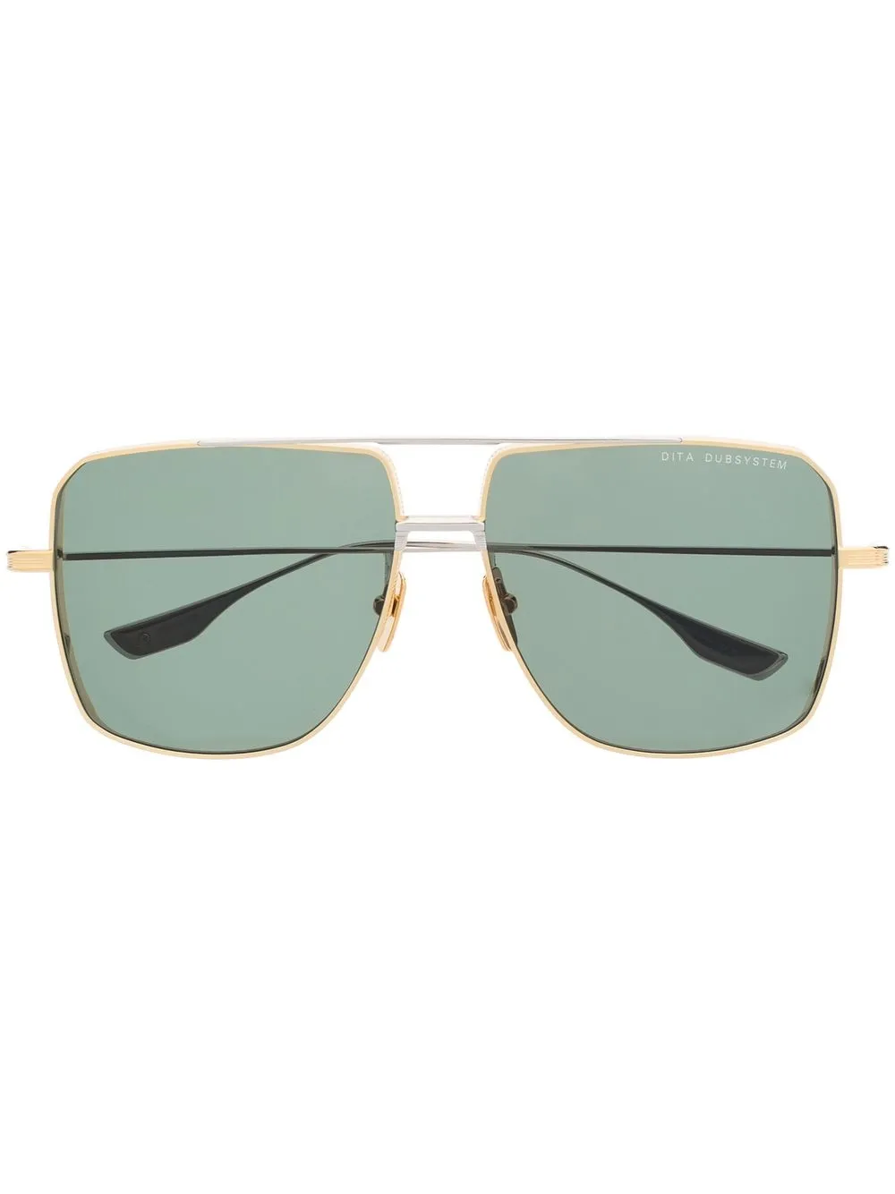 

Солнцезащитные очки-пилоты Dubsystem Dita Eyewear, золотой