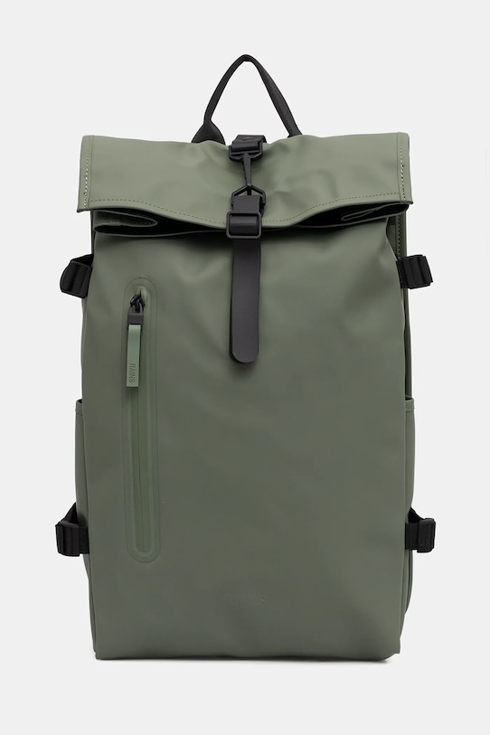 

Рюкзак 14590 rolltop ruckack large w3 Rains, зеленый