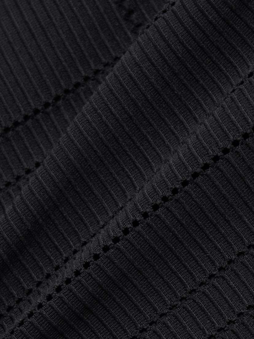 Трусики-Бикини из переработанного трикотажа с эластичной нитью Pointelle Knit Toteme, черный — фото 4