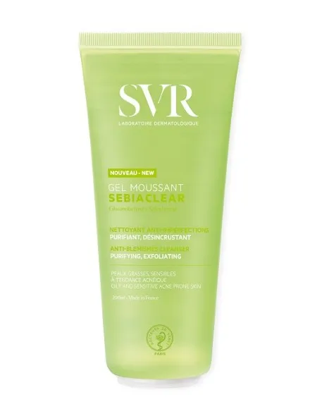 

SVR Sebiaclear Gel Moussant Reno 200 мл Очищающее средство против несовершенств