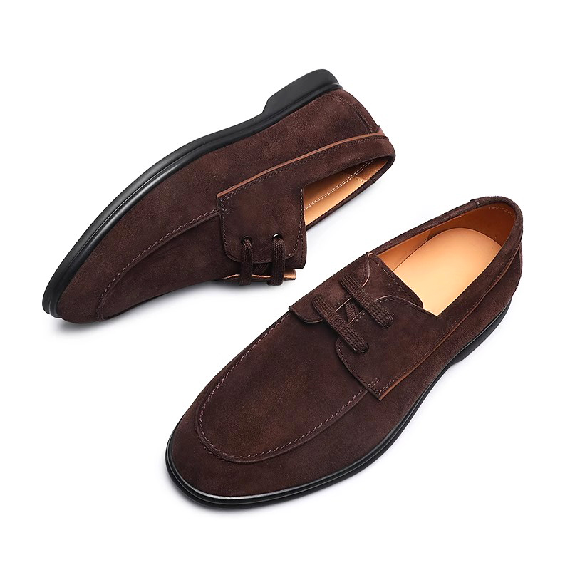 Bansley Мужские повседневные кроссовки Low top черно-коричневые, цвет Coffee — фото 2