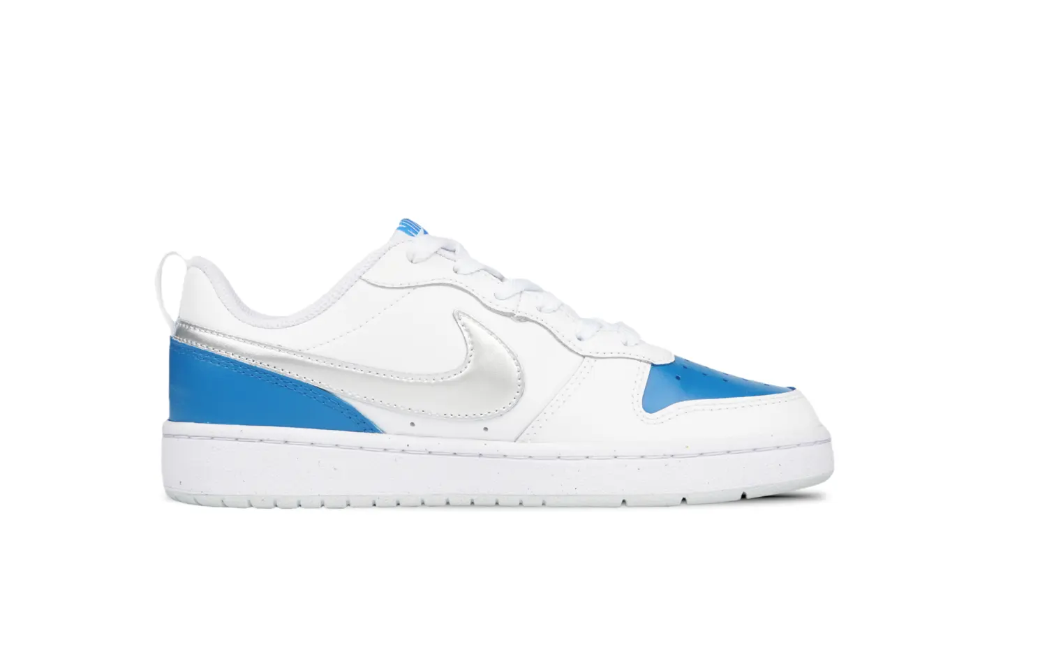 

Кроссовки Nike Court Borough Skateboarding Shoes Women's Low-top Blue/Silver, синий/серебряный