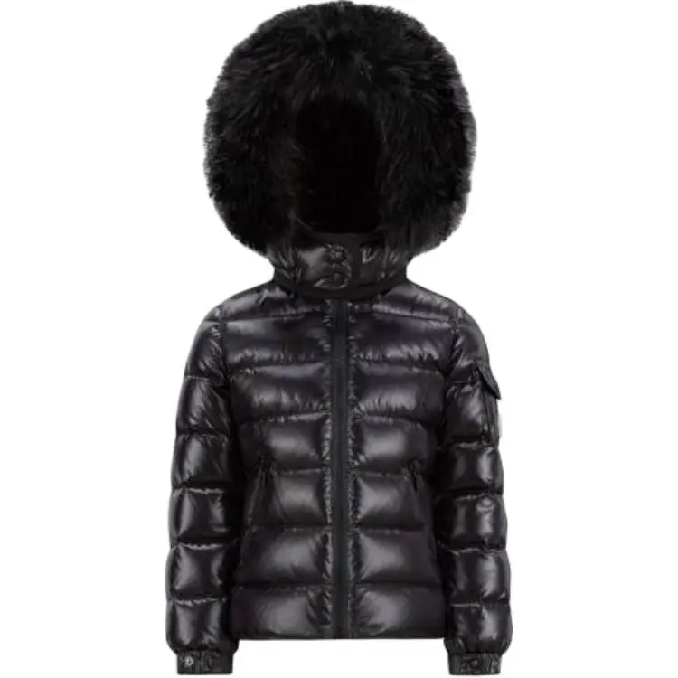 

Пуховик черный детский Moncler