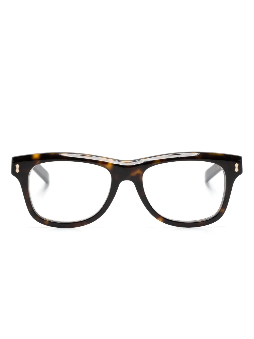 

Очки в квадратной оправе Gucci Eyewear, коричневый