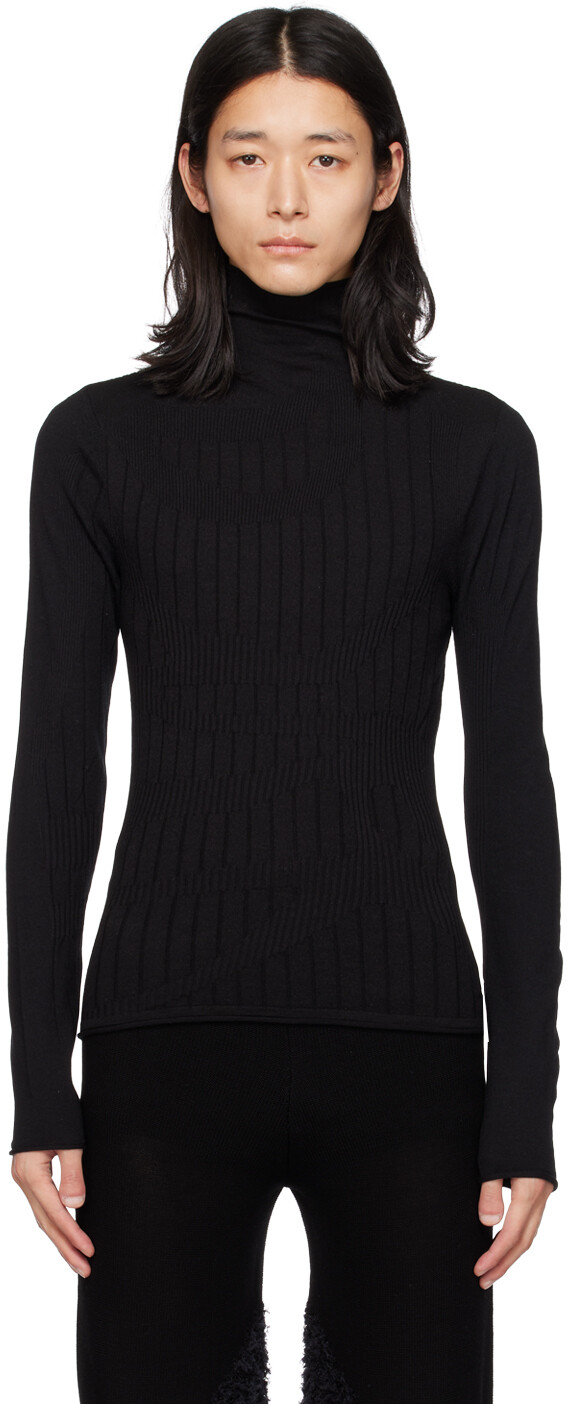 

Dion Lee Эксклюзивная черная водолазка SSENSE, Черный, Dion Lee Эксклюзивная черная водолазка SSENSE