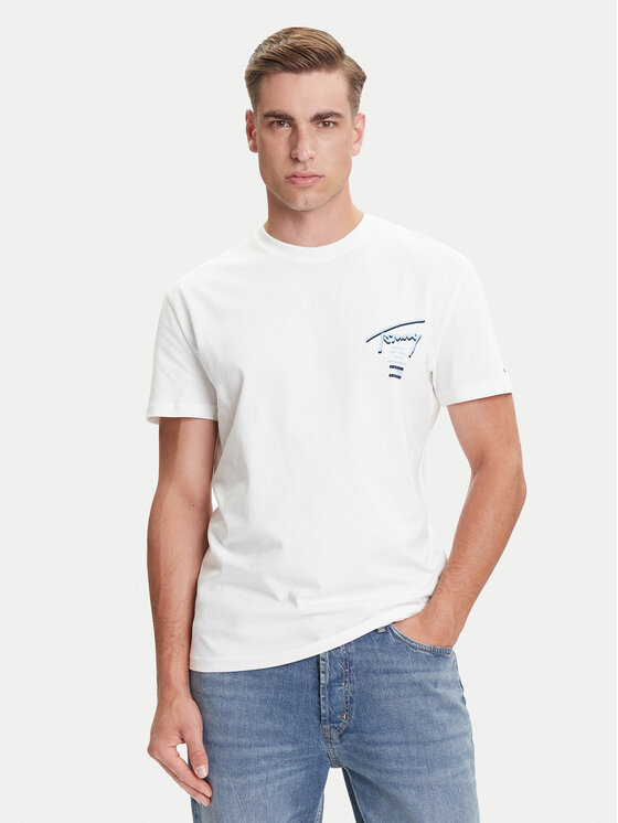

Футболка regular fit Signature City DM0DM21934 Tommy Jeans, белый