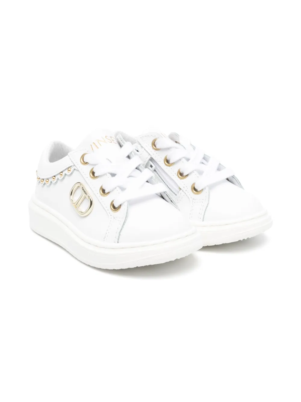 

Кроссовки с логотипом TWINSET Kids, белый