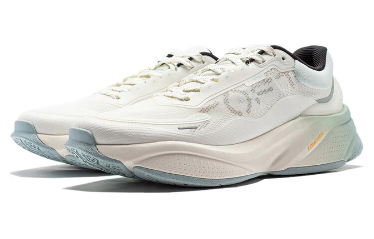 Кроссовки LINING Soft Lifestyle Shoes Men Low-top Milky White/thin Bowl Blue, голубой — фото 3