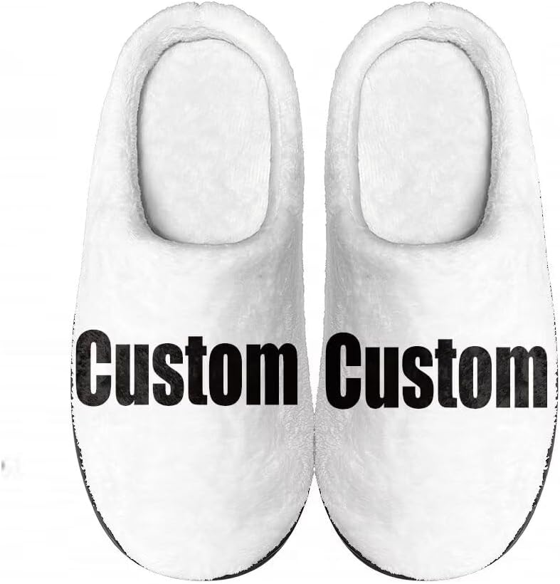 

Женские домашние тапочки Forchrinse с милым 3D мопсом, теплые уютные тапочки, мужские домашние туфли, мягкие плюшевые пушистые тапочки для дома и улицы с противоскользящей подошвой, Custom