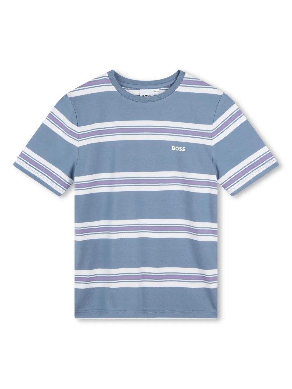 

Футболка в полоску BOSS Kidswear, синий