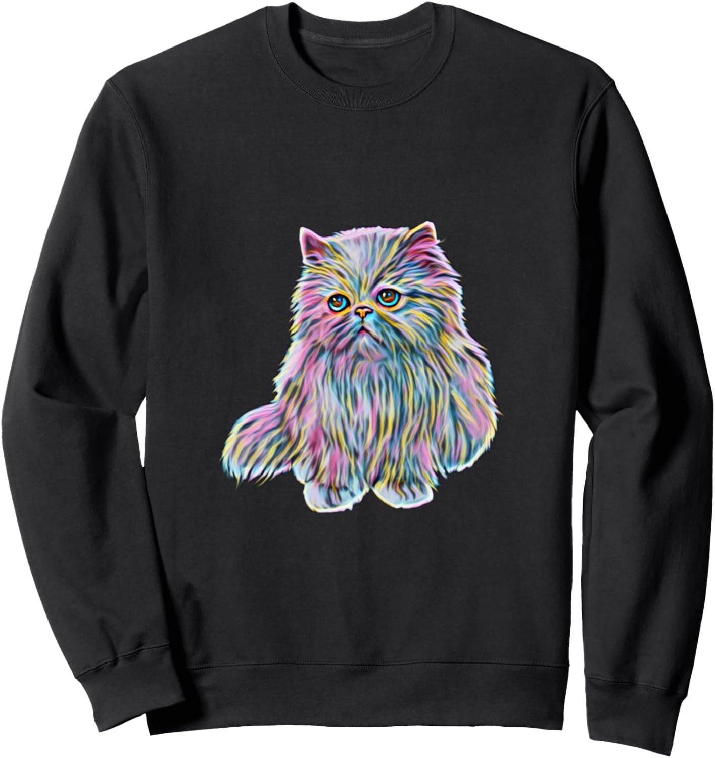 

Милый кошачий мотив, для любителей кошек, домашний питомец, красочный, домашняя кошка, толстовка Best Cat Merch + Gift Men Women Kids Boy Girl, черный