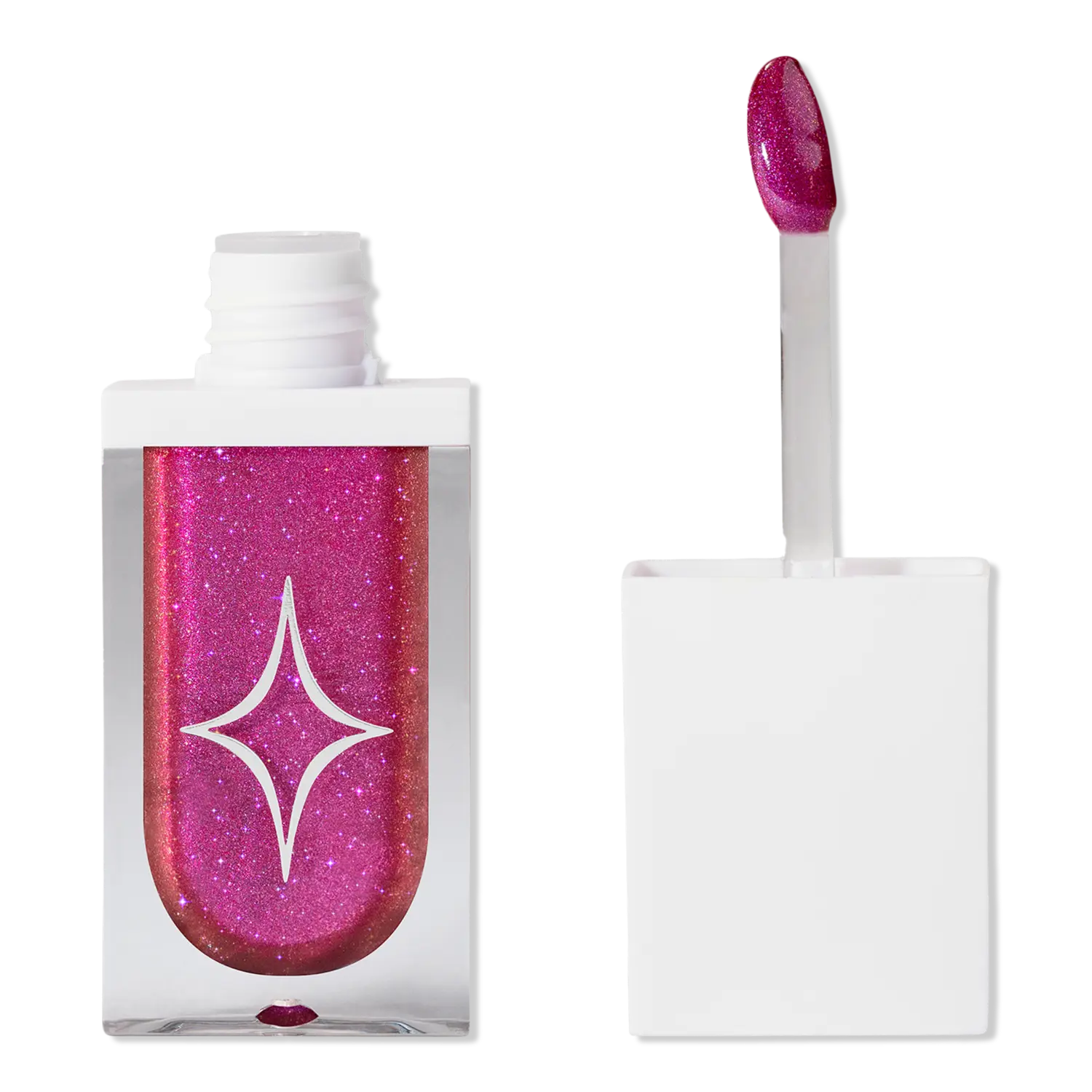 

Блеск для губ Magic Drip с блестками HALF MAGIC, No Fux Fuchsia (fuchsia with pink reflects)