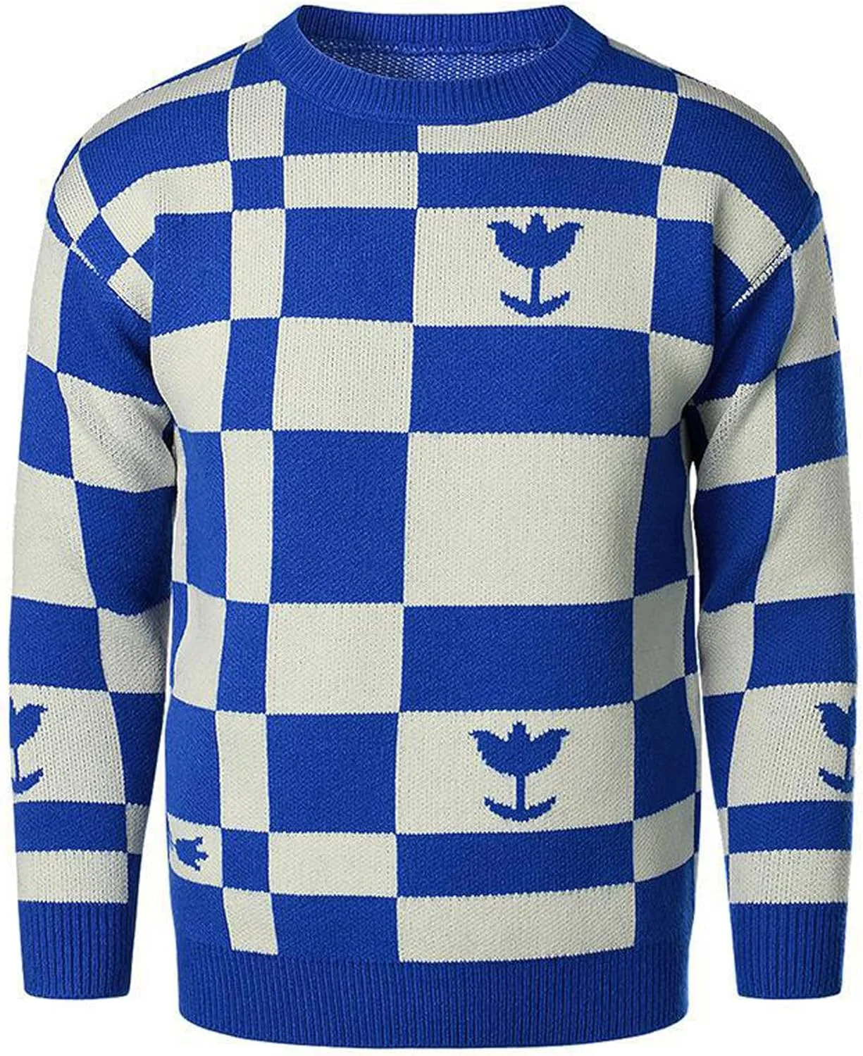 

Мужской свитер осенний вязаный круглый вырез Legou