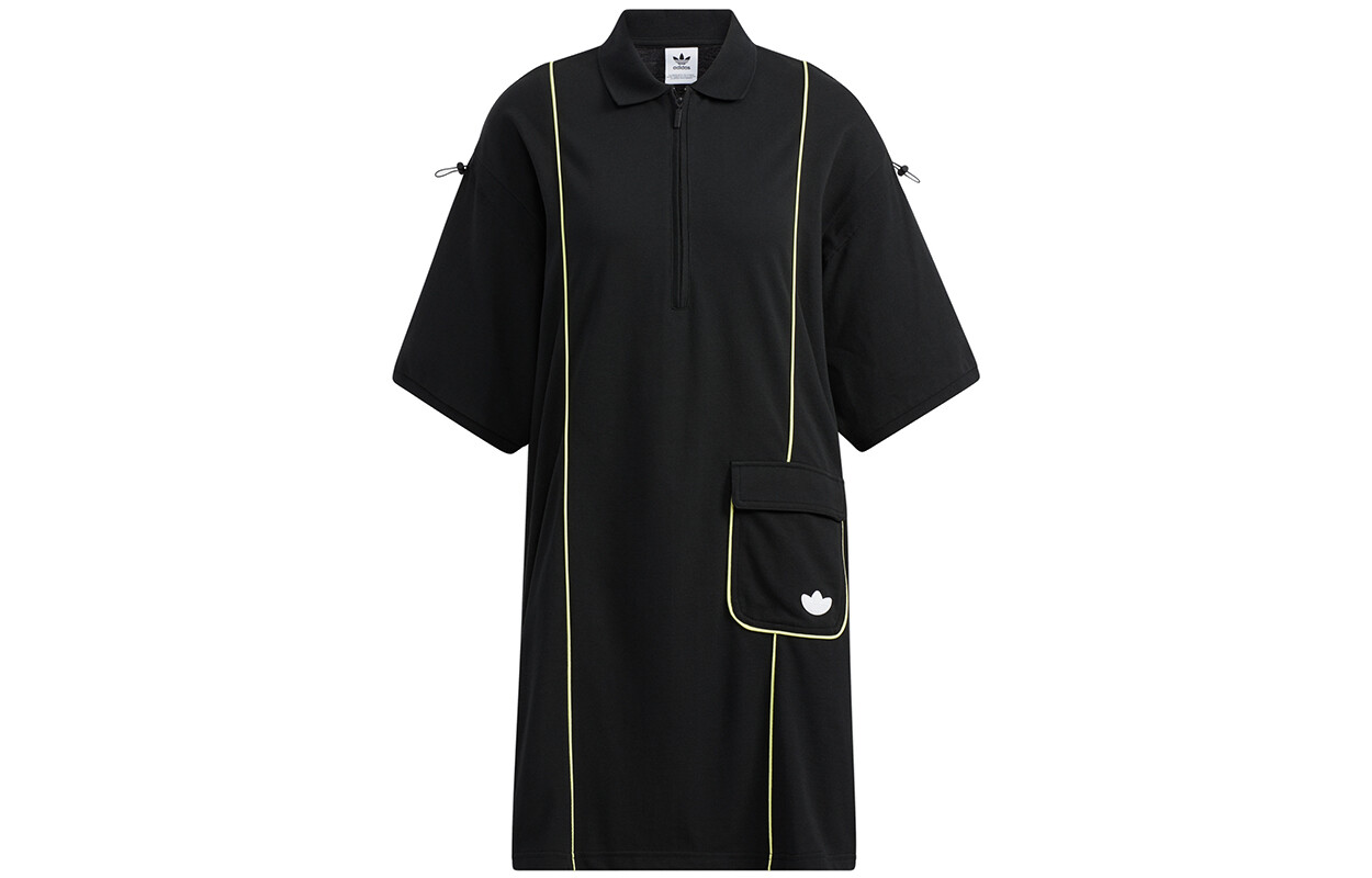 

Adidas Originals Женские шорты-платье с рукавами, цвет Black
