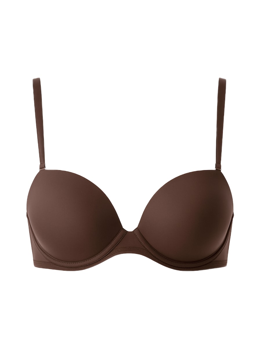

Бюстгальтер-футболка C&City, шоколадный
