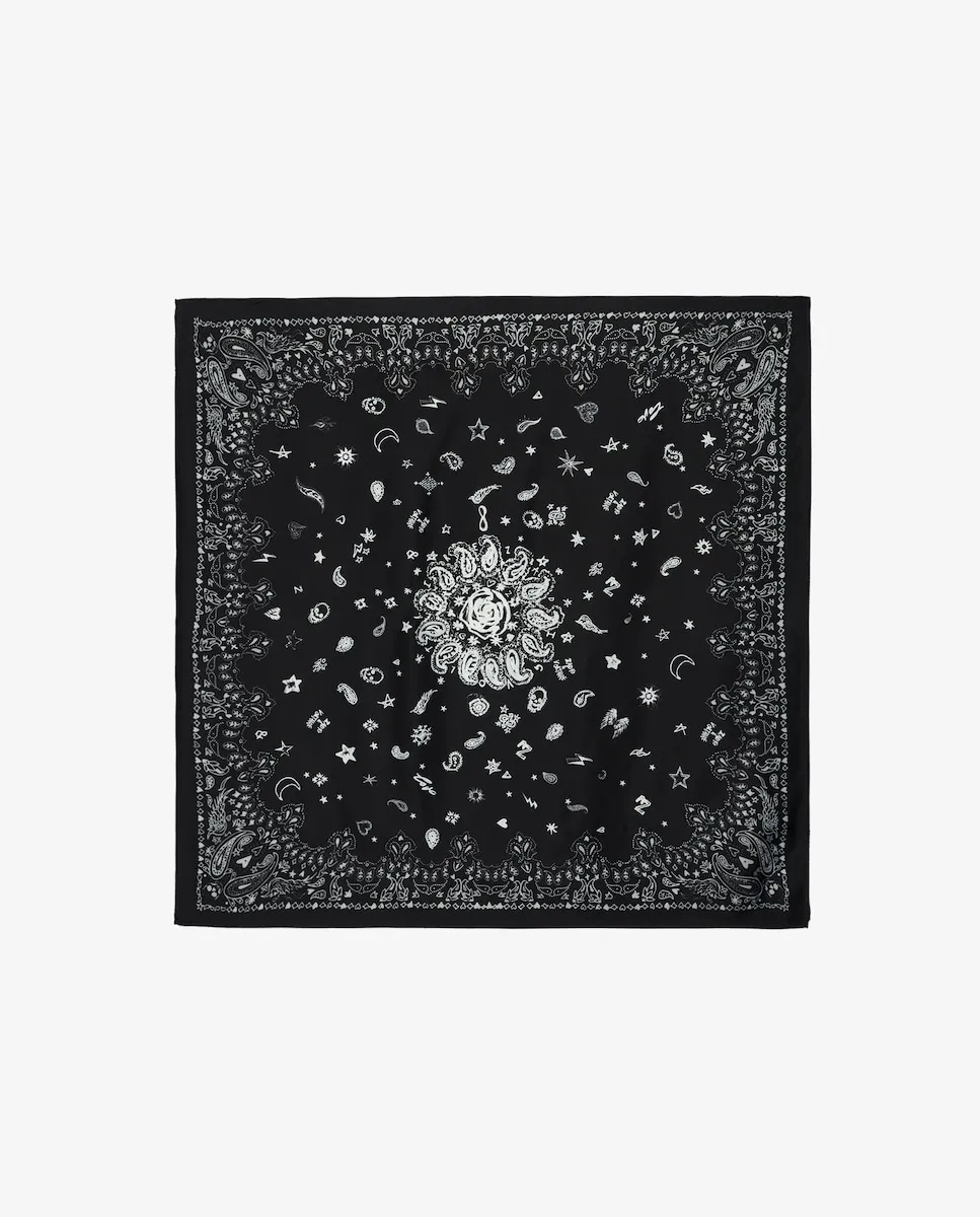 

Платок Debbie Bandana 85 женский Zadig & Voltaire, черный