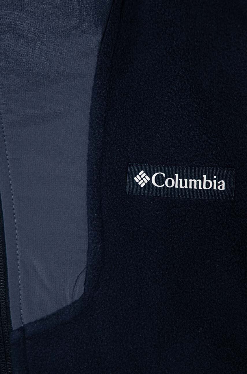 Детская флисовая толстовка Columbia Sequoia Grove, темно-синий — фото 4