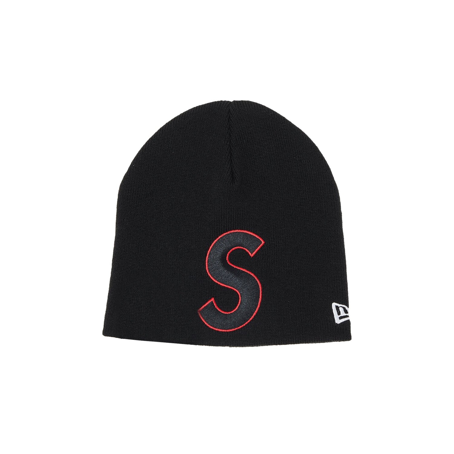 

Шапка-бини с логотипом Supreme x New Era S, цвет Черный