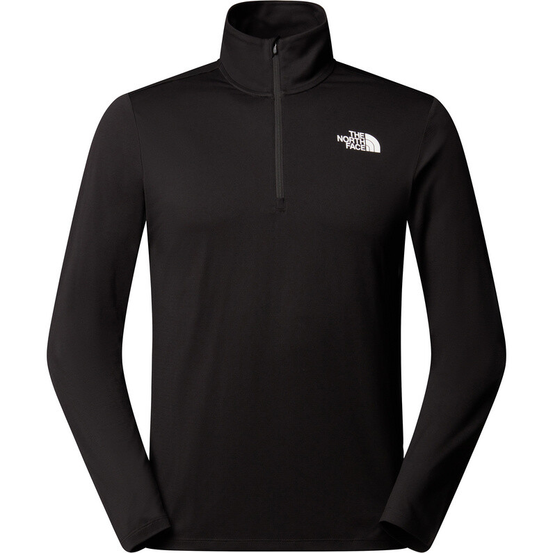 

Мужская рубашка 24/7 с длинным рукавом на молнии 1/4 The North Face, черный