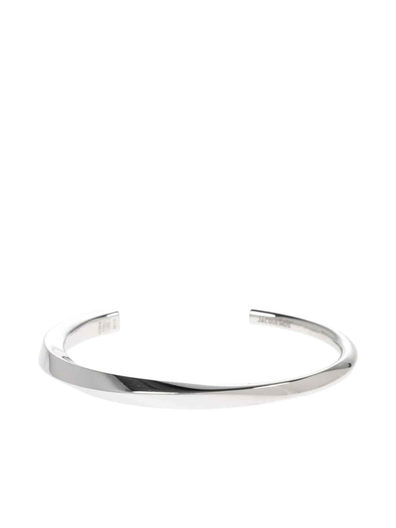 

Jacquemus Le Bracelet Tourni витой серебряный браслет