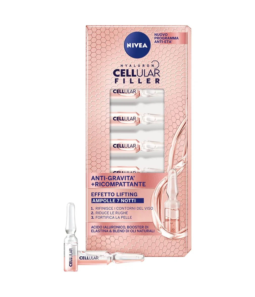 Сыворотка Nivea — Для лица в ампулах «Cellular Filler Anti-Gravity + Thickening» от