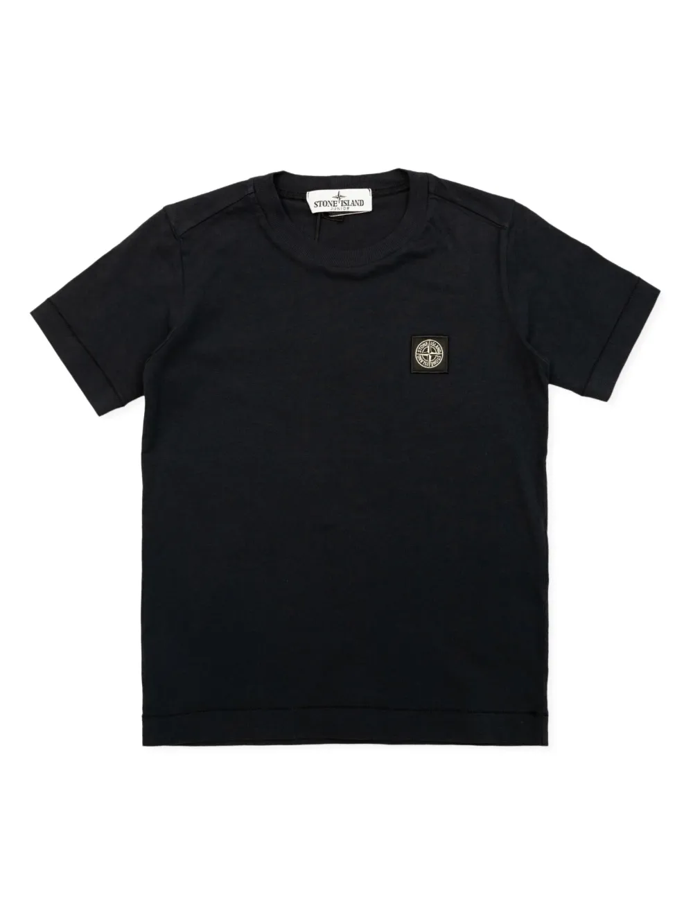 

Футболка с аппликацией Compass Stone Island Junior, черный